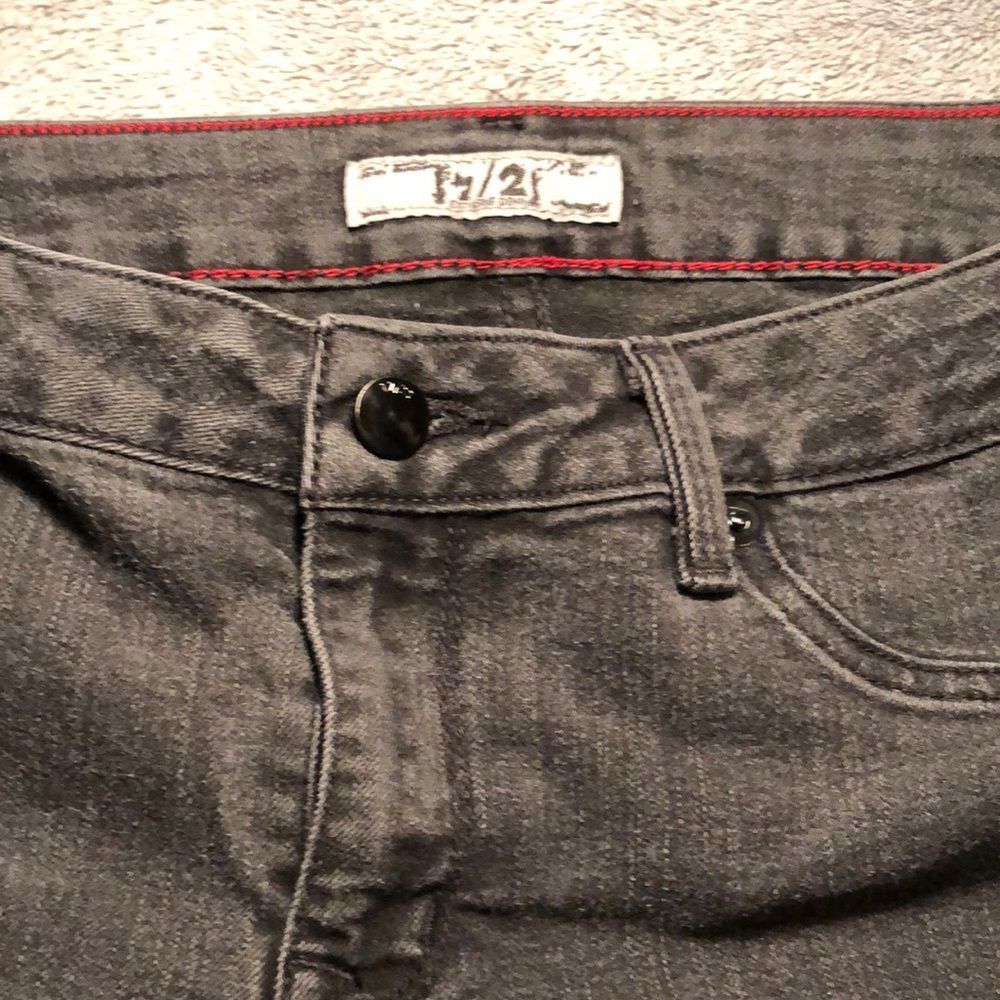 17/21 Jeans /light wash black /10/stretch/3 pockets/straight leg